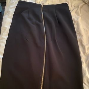 Black pencil skirt